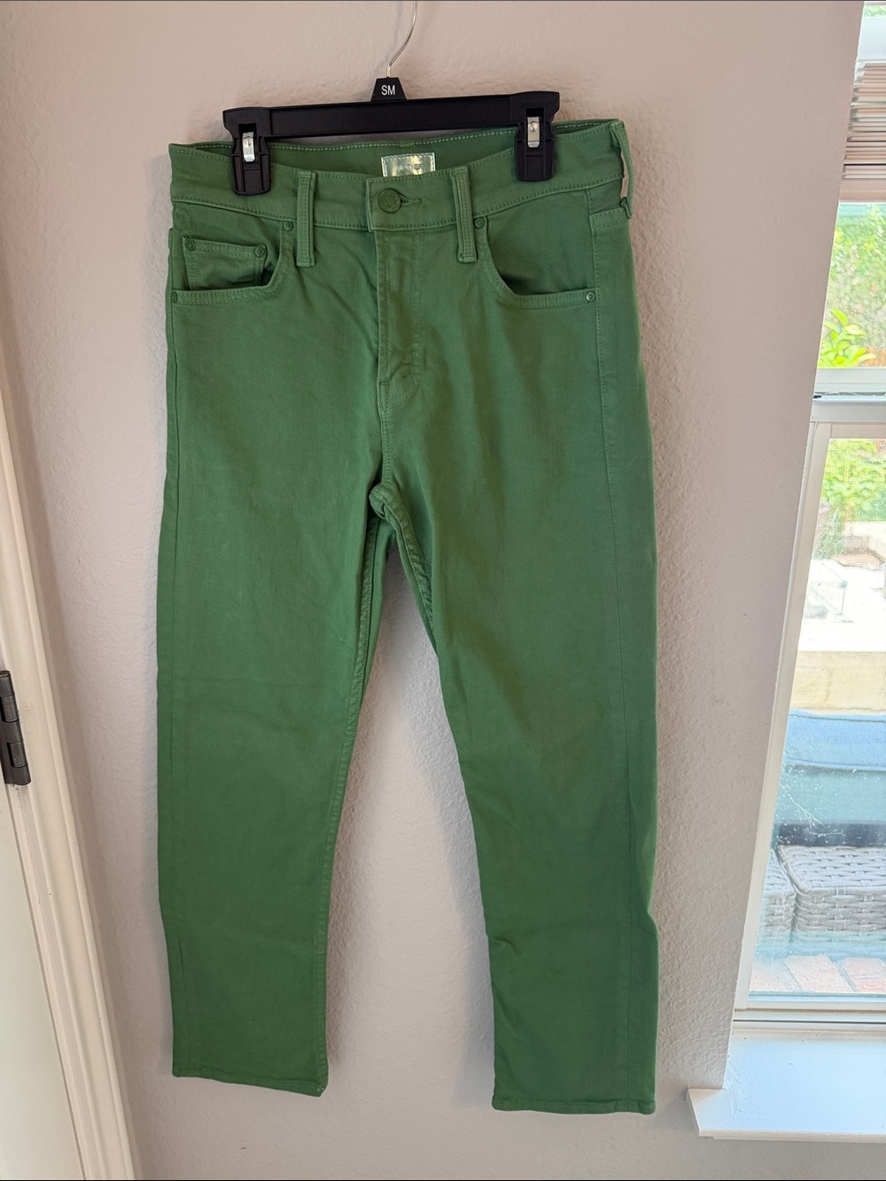 MOTHER Men's Slim Jeans in Green